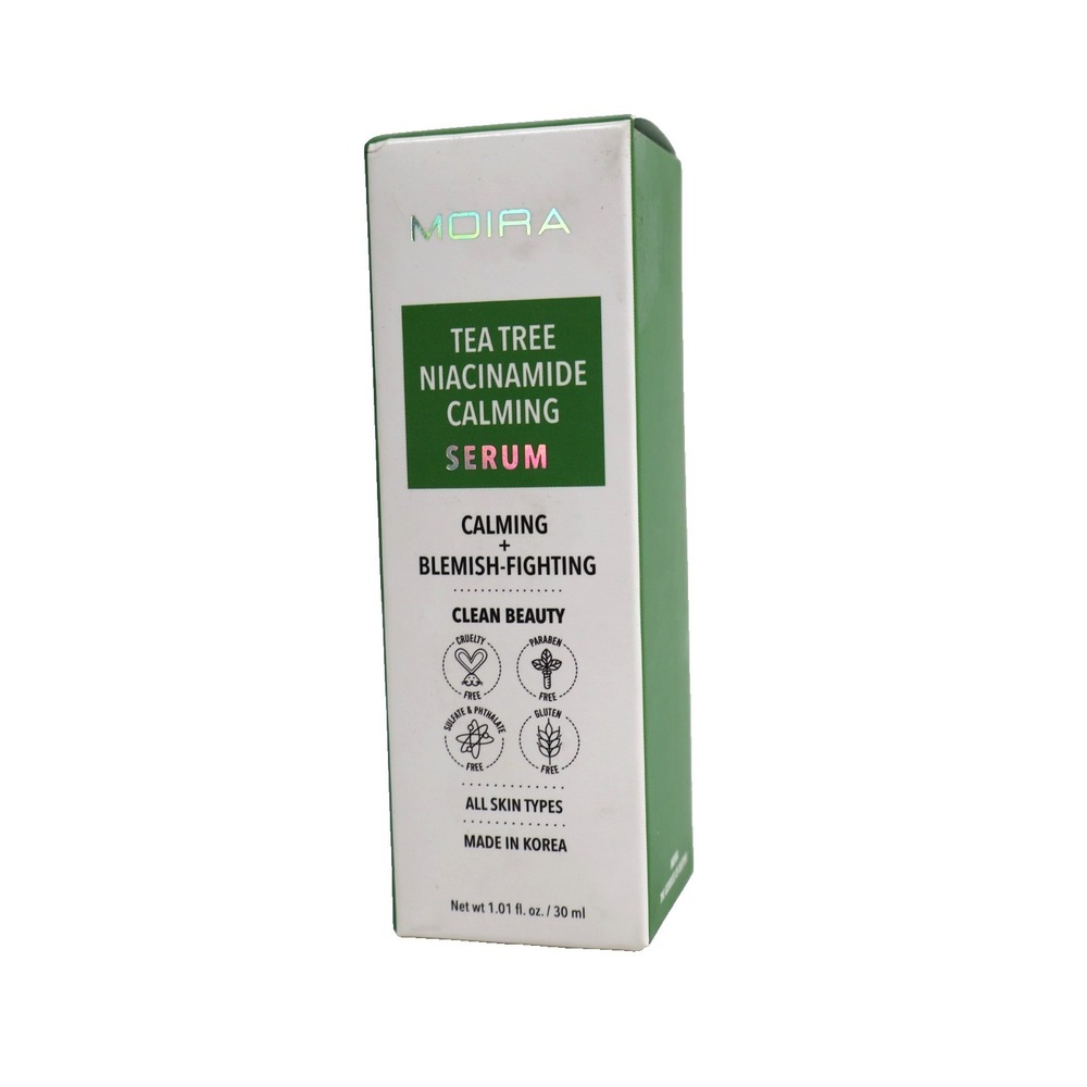 MOIRA Tea Tree Niacinamide Calming Serum for Blemishes & Acne, 1.01 fl oz